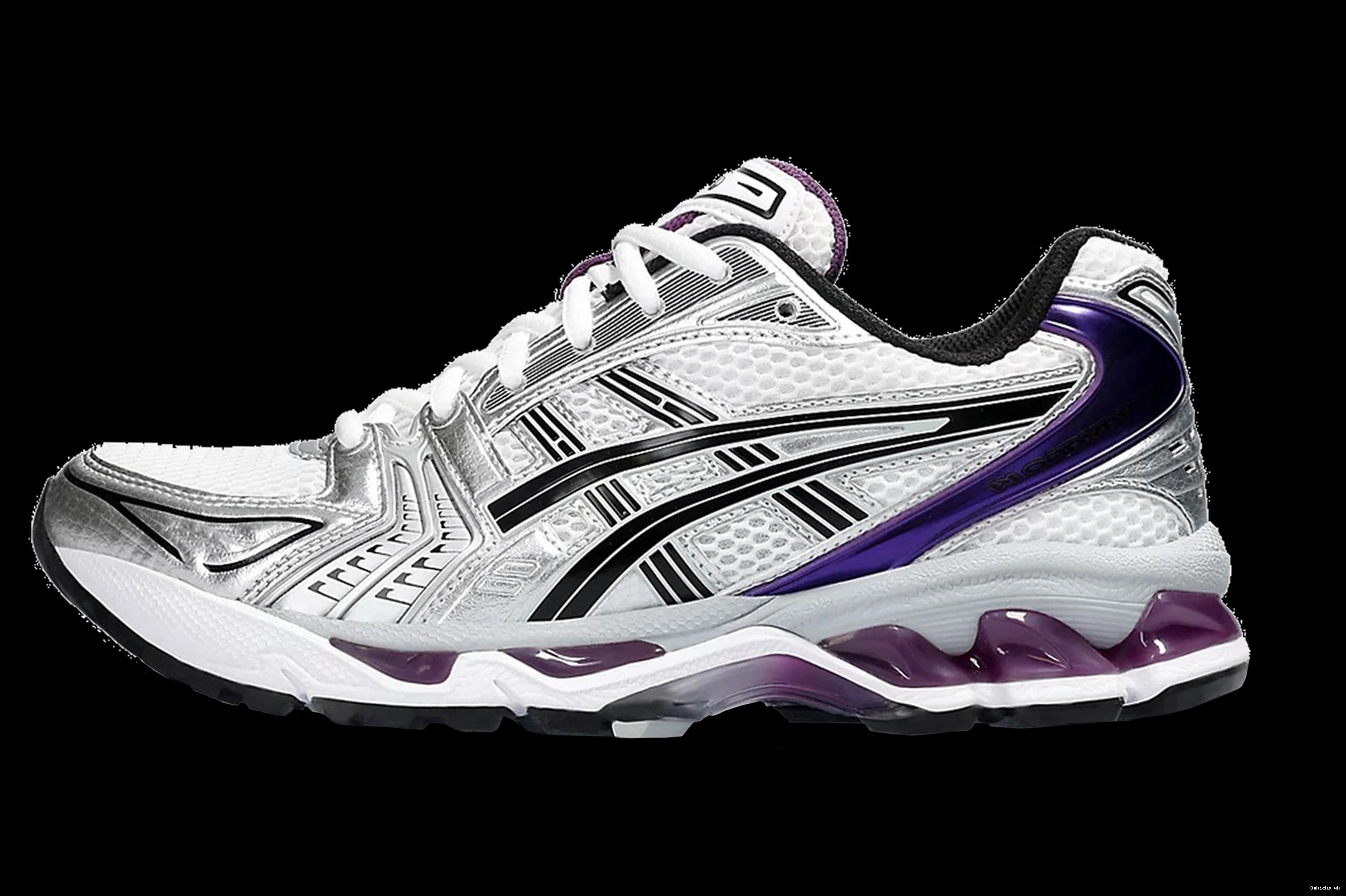 14 W Dark Grape Gel-Kayano ASICS White 0809